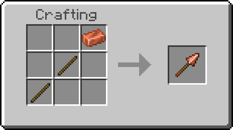 Крафт медного копья