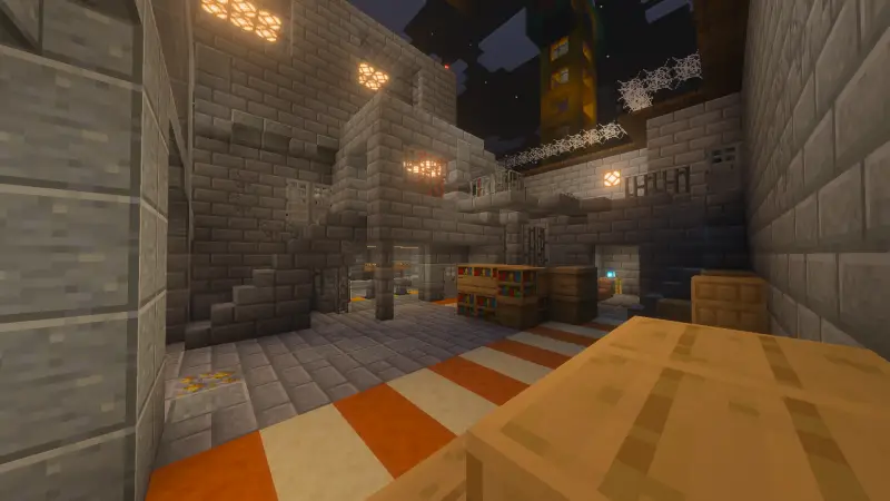 Арена PvP битв ночью