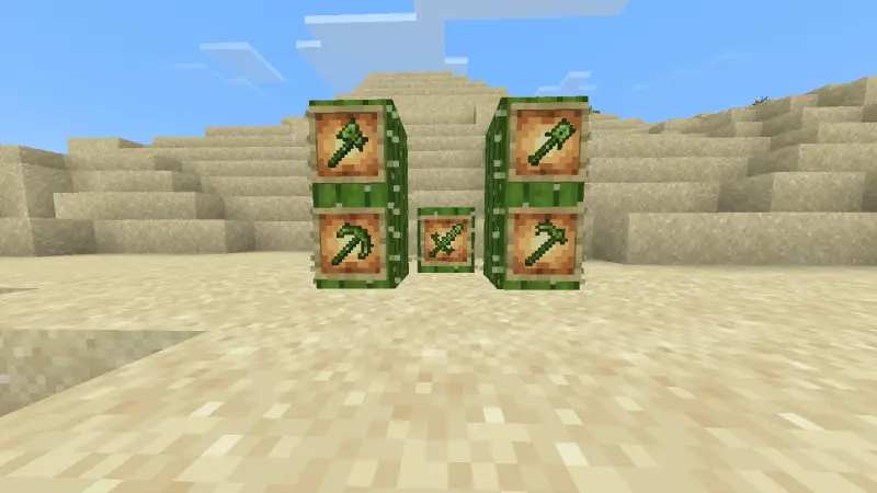 Инструменты, сделанные из кактуса