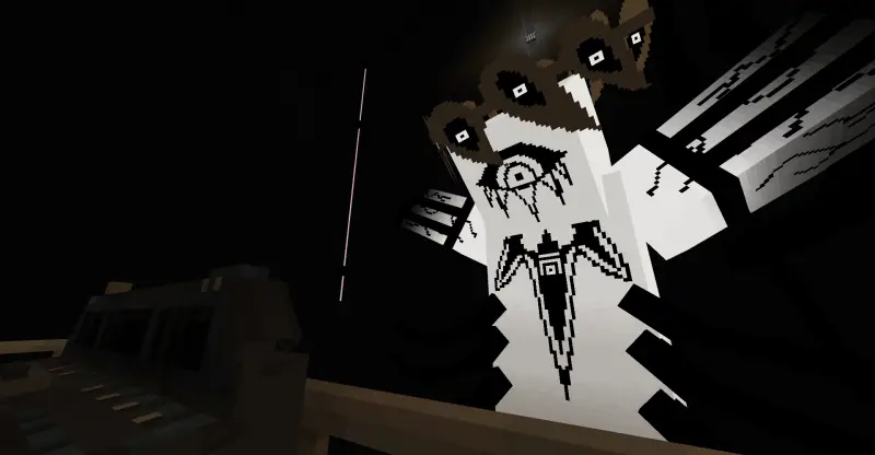 Чёрно-белая скованная сущность