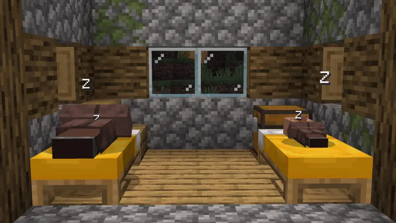 Новые эффекты у спящих жителей