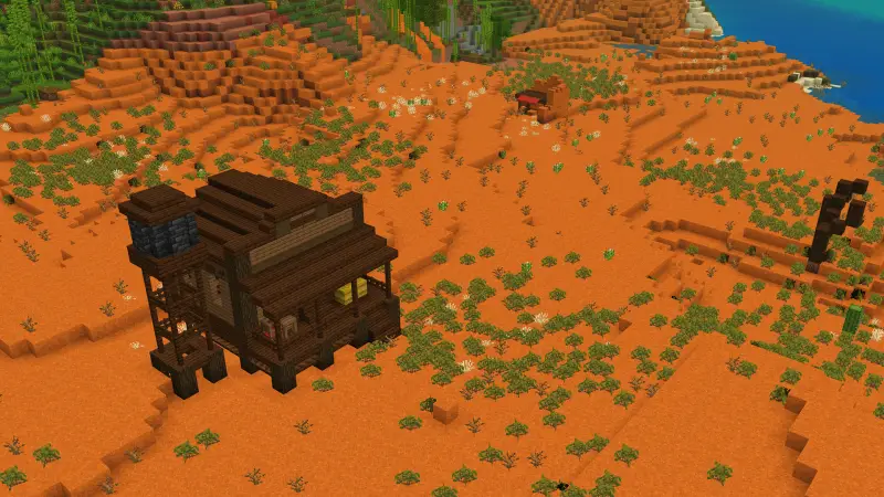 Дом посреди красной пустыни