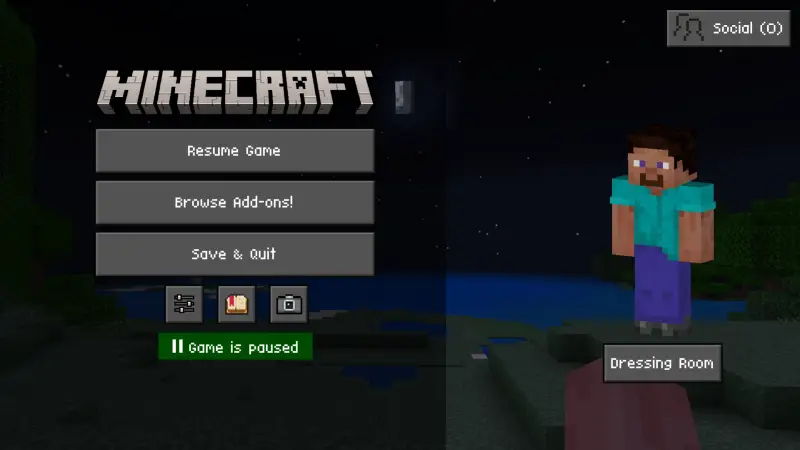 Новый вид меню паузы