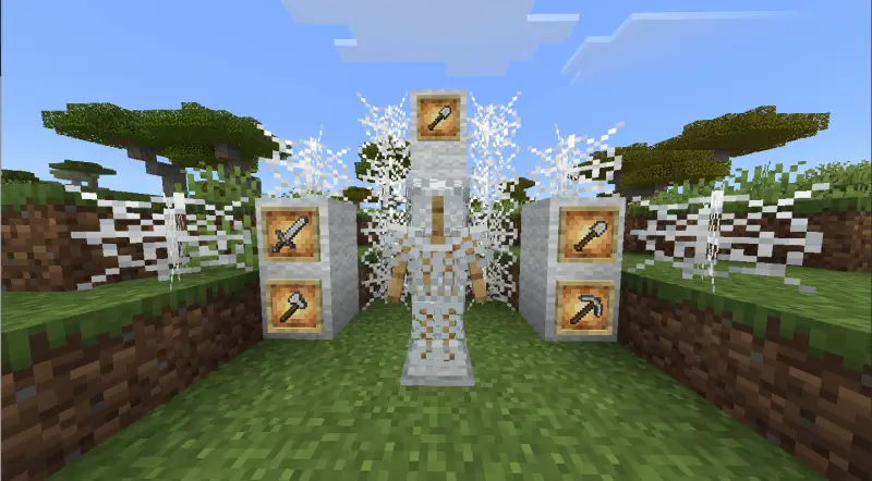 Броня и инструменты сделанные из паутины