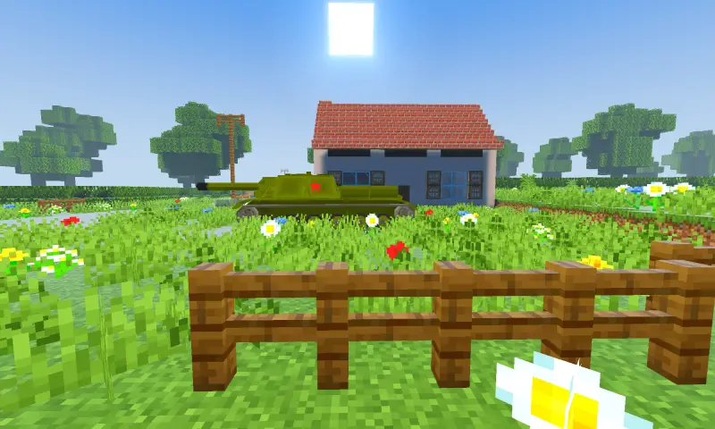 Танк с болотной окраской