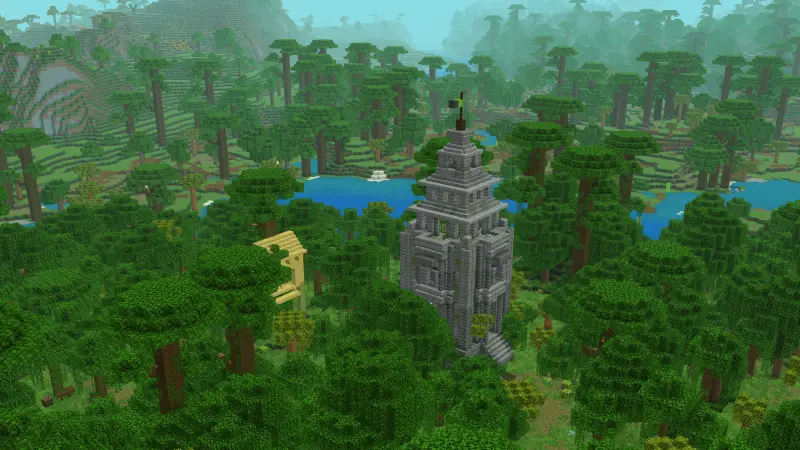 Храм в джунглях