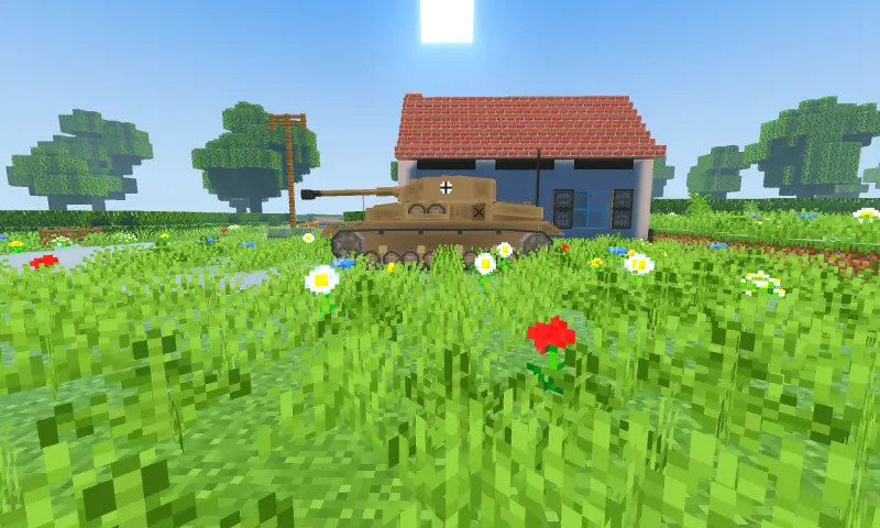 Маленький танк для саванны