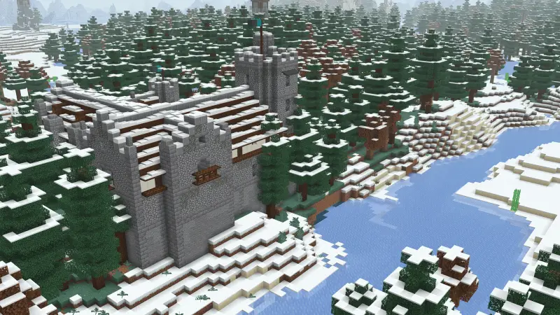 Новый вид снежной тайги