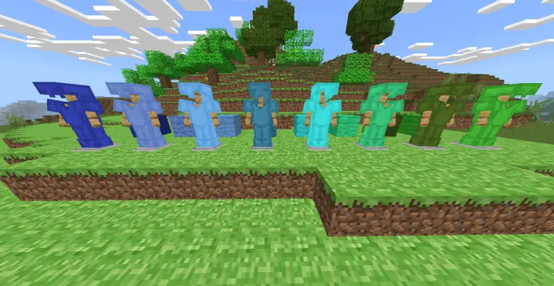 Другие новые цвета для кожаной брони