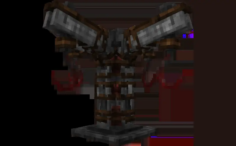 Столб с крюками