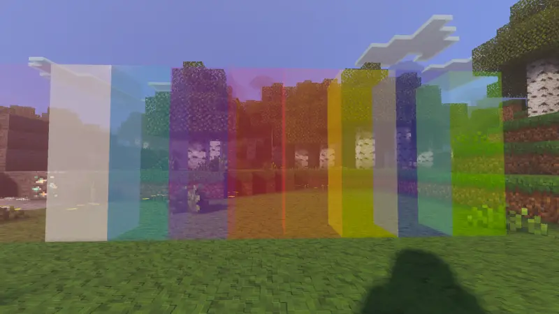 Несколько видов стекол без рамок и пикселей