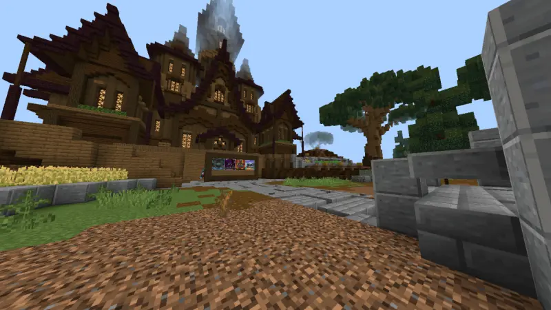 Локация особняка с другого ракурса