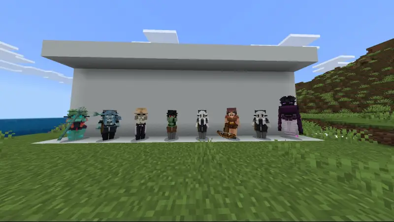 Все варианты новых текстур мобов