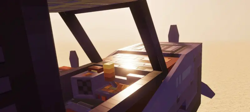 Самолёт с пропеллером с другого ракурса