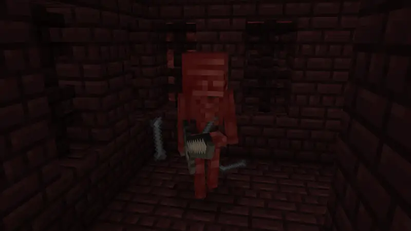 Новые эффекты у визер скелета при ударе