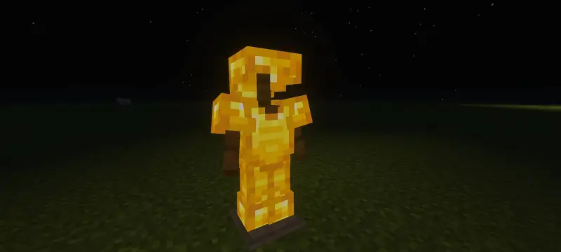 Новый вид золотой брони