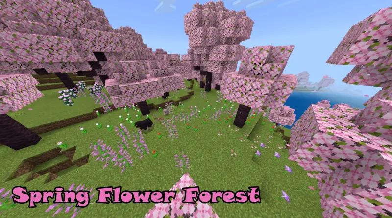 Цветочный вишнёвый лес