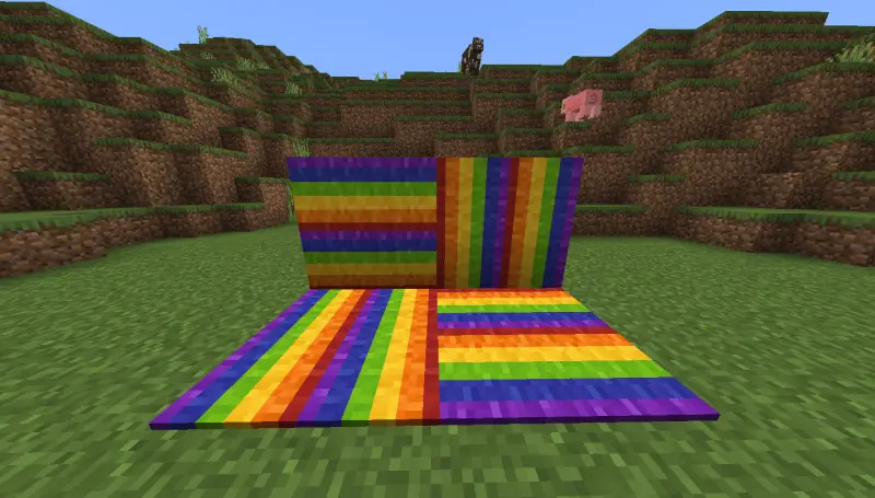 Радужная шерсть