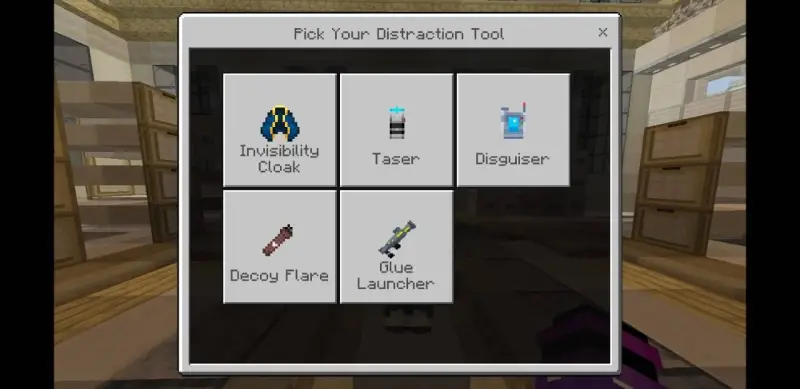 Несколько новых предметов в меню игрока