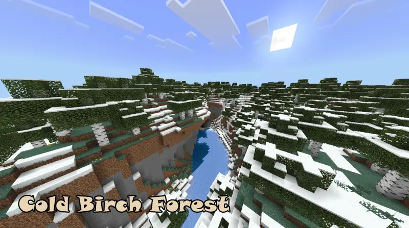 Холодный берёзовый лес