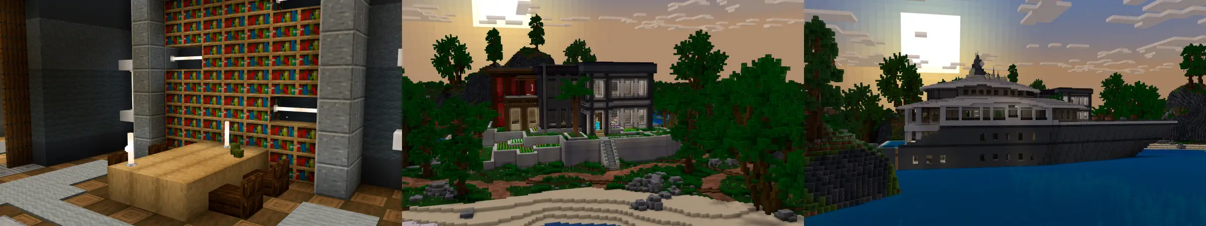 Особняк на побережье panorama