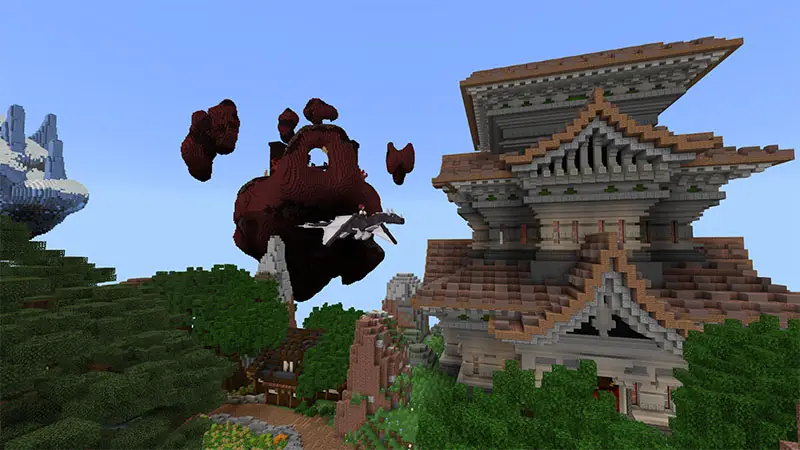 Скриншот Skyblock: драконы №1