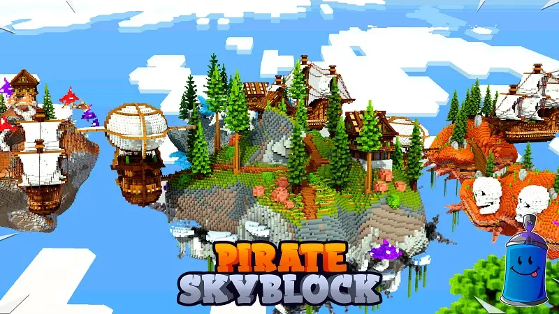 Пиратский Skyblock