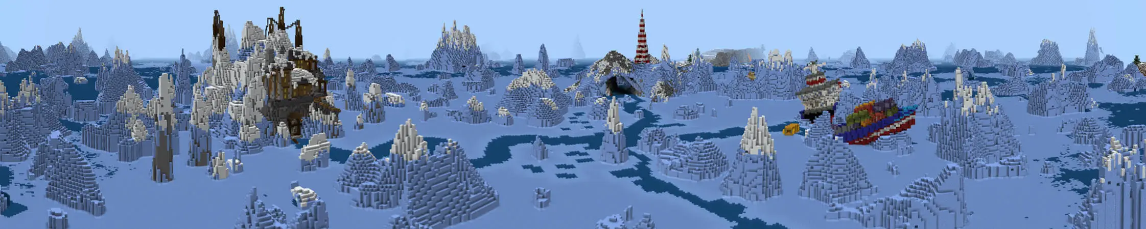 Выживание на льдине panorama