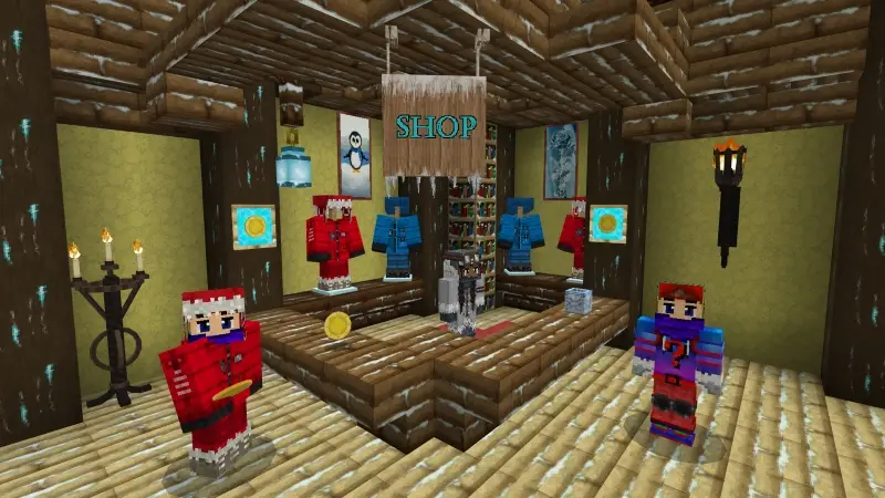 Скриншот Блок удачи: зимний паркур №3