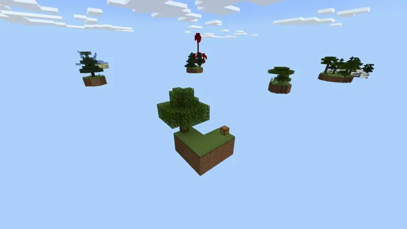 Скриншот Мир Skyblock №1
