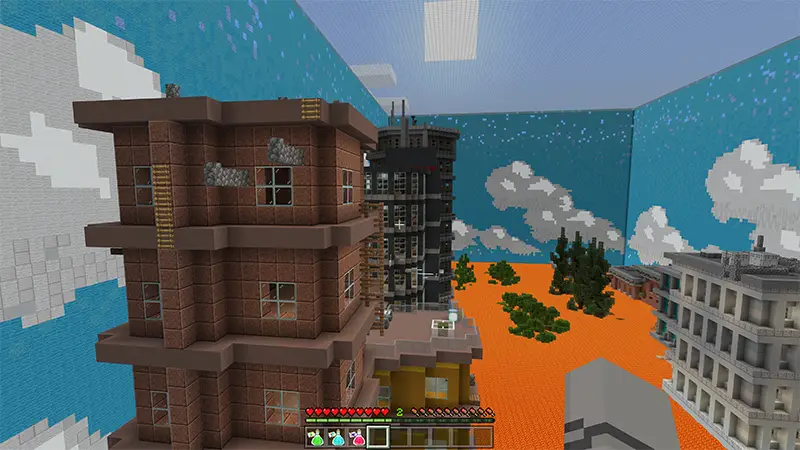 Скриншот Паркур-сити: повышение уровня лавы №2