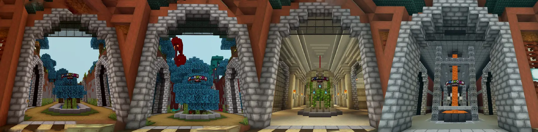 Паркур-вечеринка panorama