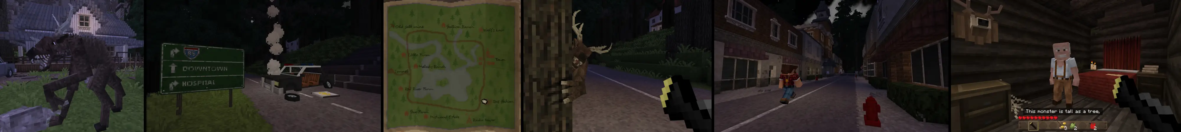 Оленьи рога panorama