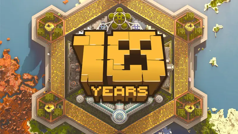 10 лет Minecraft