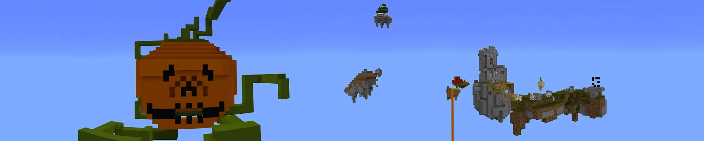 Skyblock с привидениями panorama