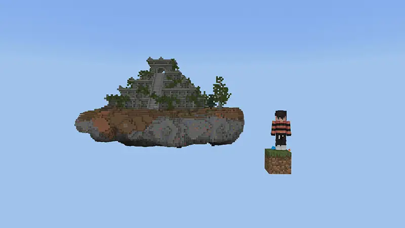 Скриншот SKYBLOCK С ОДНИМ БЛОКОМ №3