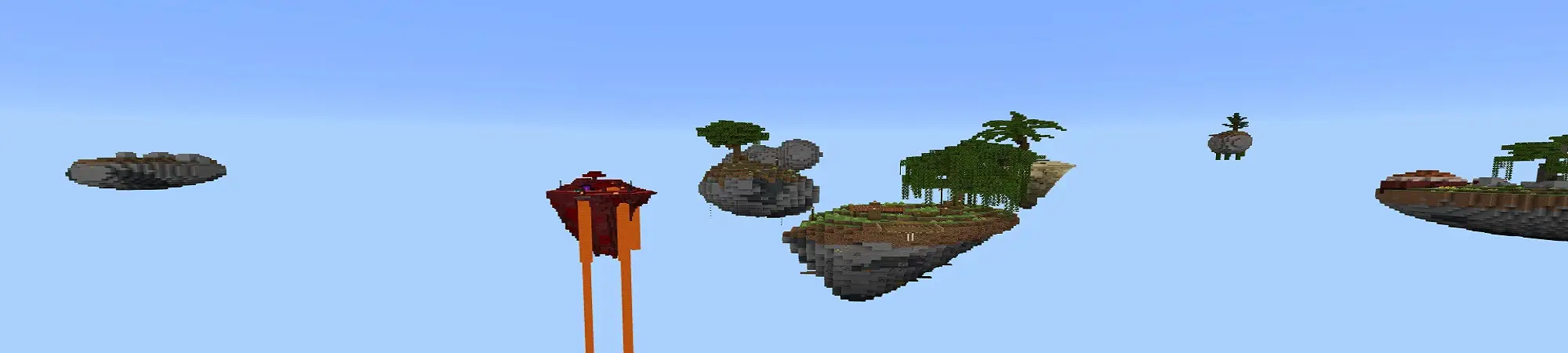 Торговцы Skyblock panorama
