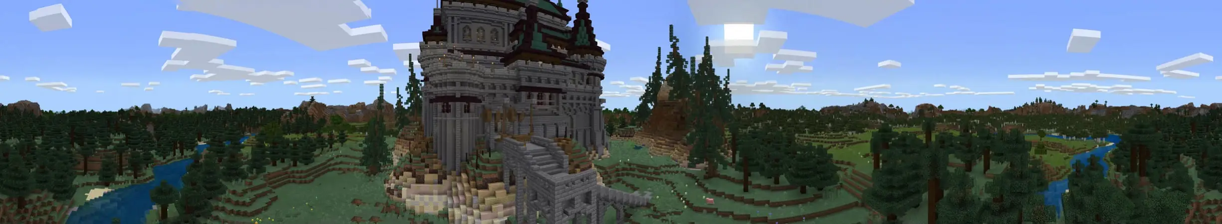 Каменная крепость panorama