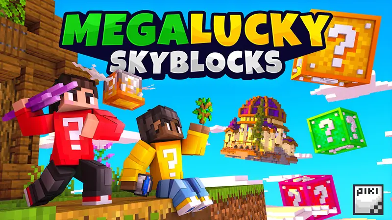 Мегаблоки удачи Skyblock