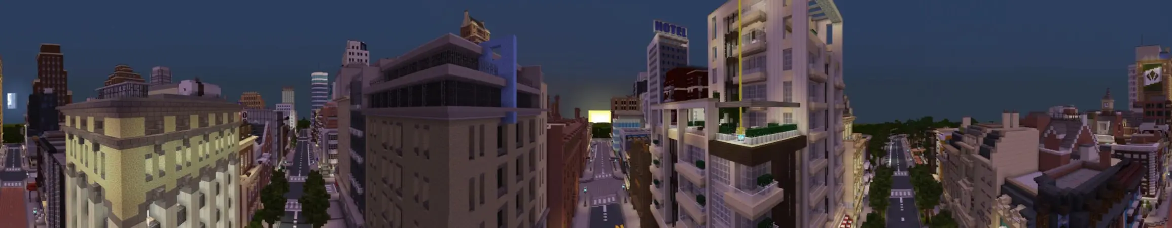 Ночная жизнь panorama