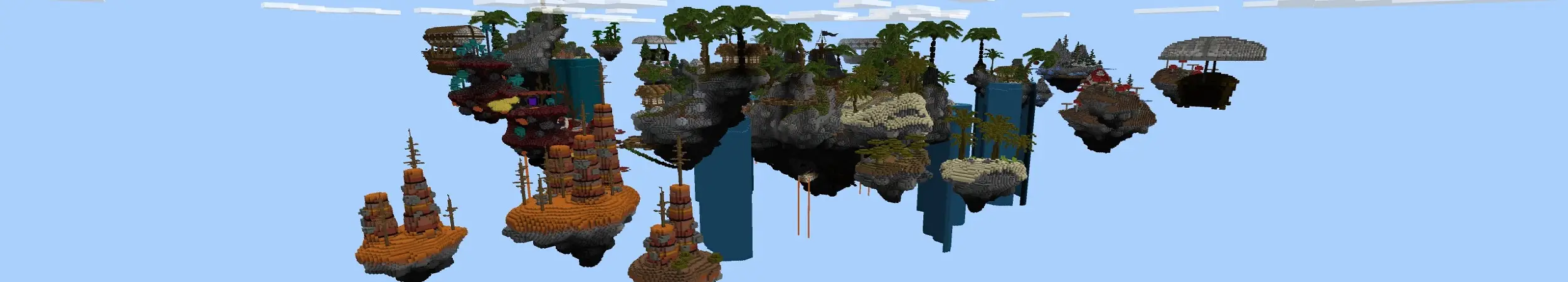 Пиратский Skyblock panorama