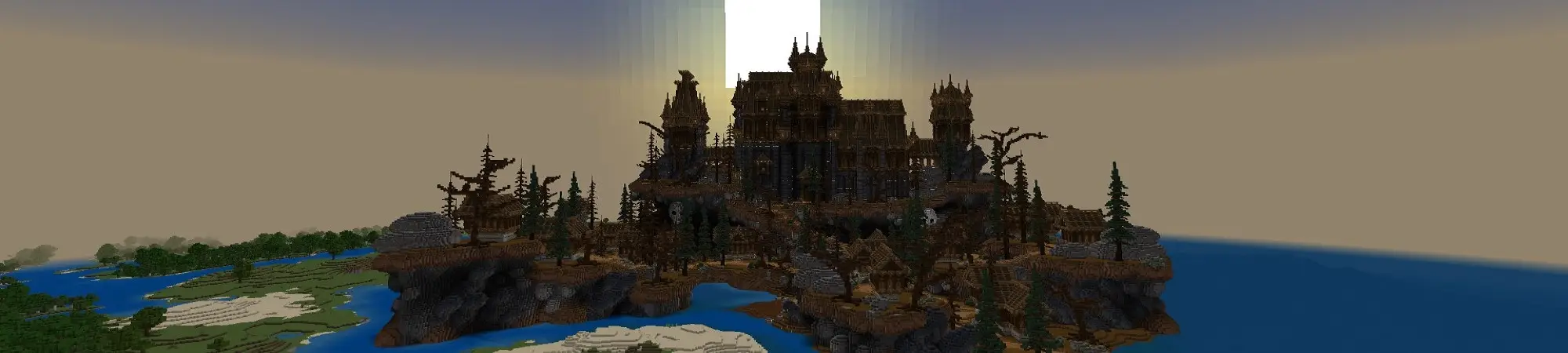 Заброшенный замок panorama