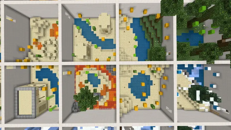 Скриншот Сетка биомов для паркура №2