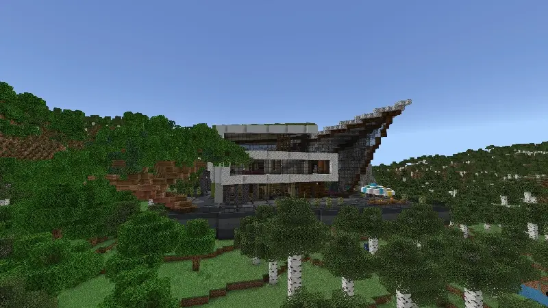 Скриншот Современный коттедж в лесу №1