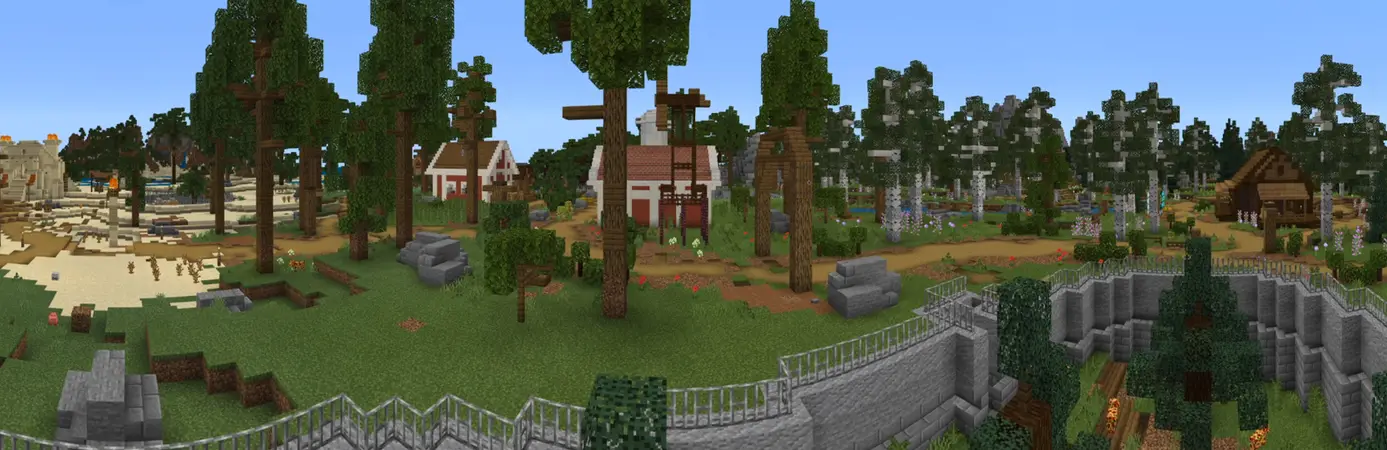 Животные в виде еды panorama