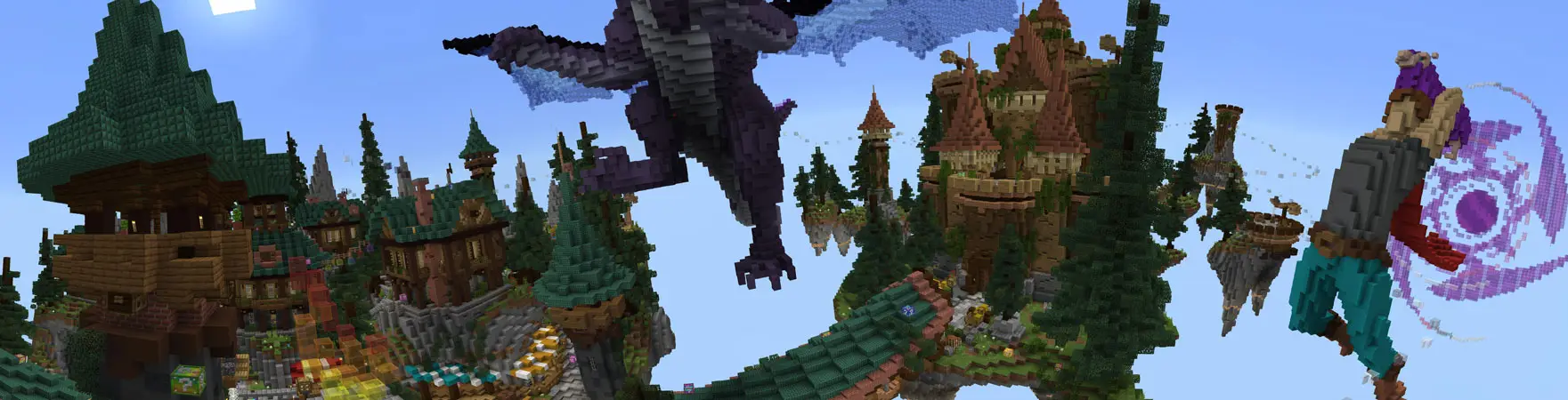 Skyblock удачи: истребитель драконов panorama