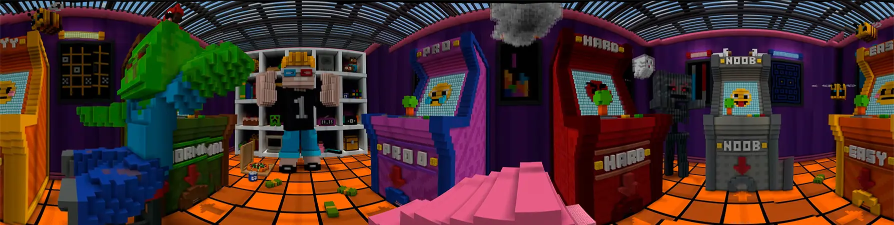 Паркурная мини-игра panorama