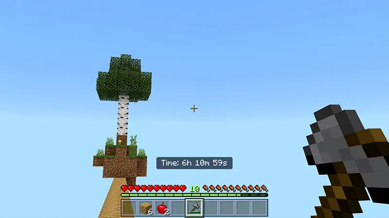 Скриншот 100 ЧАСОВ с одним блоком! №4