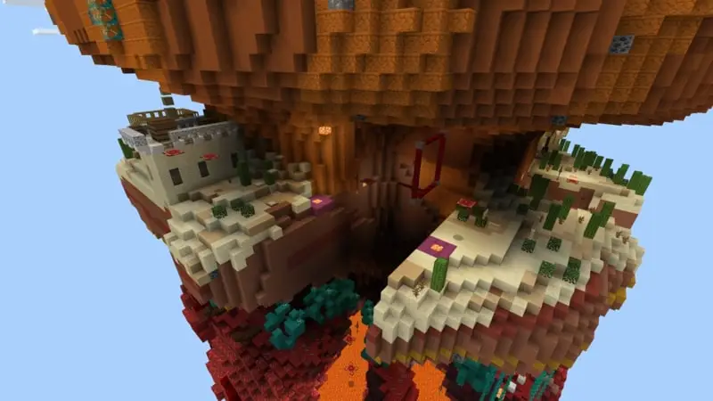 Скриншот Skyblock: парашютная вышка №4