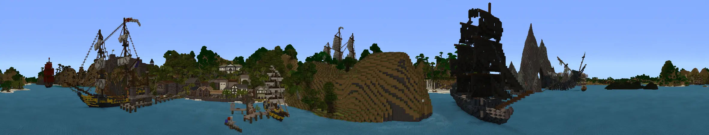 Пираты Карибского моря panorama